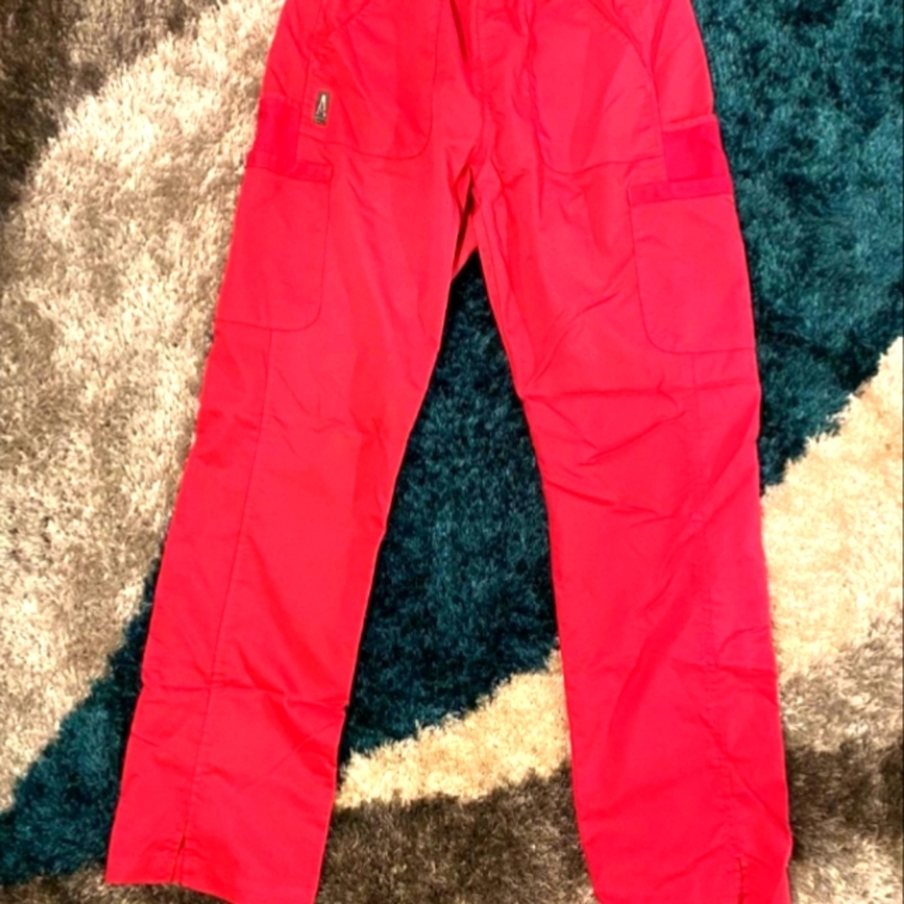 AUW sport active scrub pant hot pink women M